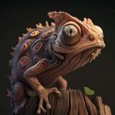 3D model Chameleon (STL)